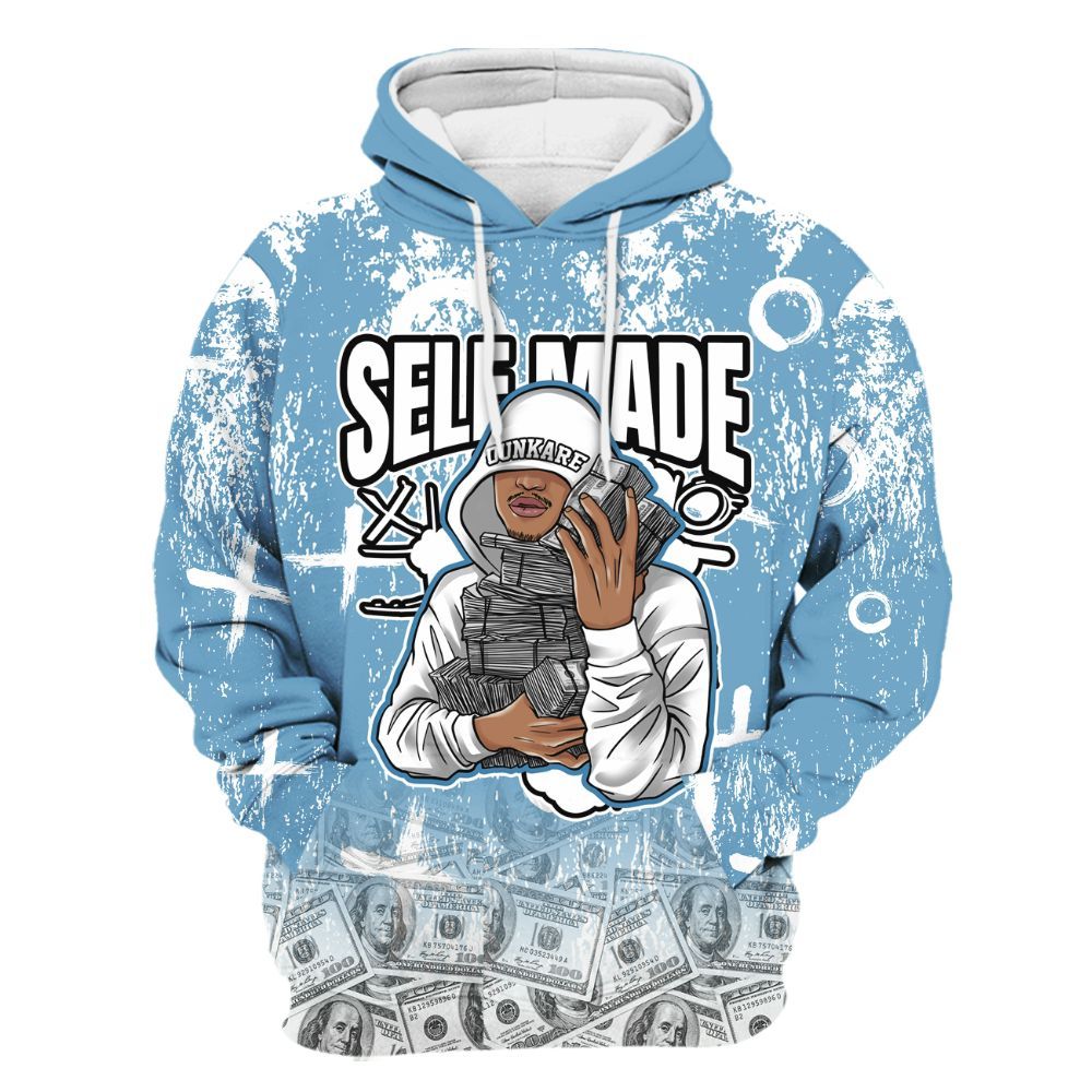 Hoodie To Match High OG UNC Reimagined 1s - Selfmade Unique Grunge All Over Print
