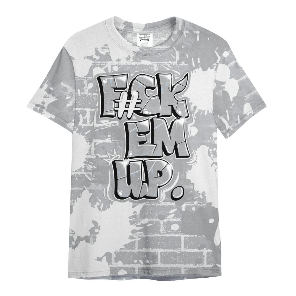 Shirt To Match Low OG Wolf Grey 1s - F#ck Em Graphic Brick Art All Over Print