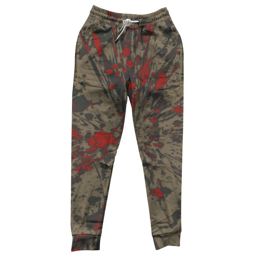 Sweatpant To Match Olive 9s - Luxury All Over Print