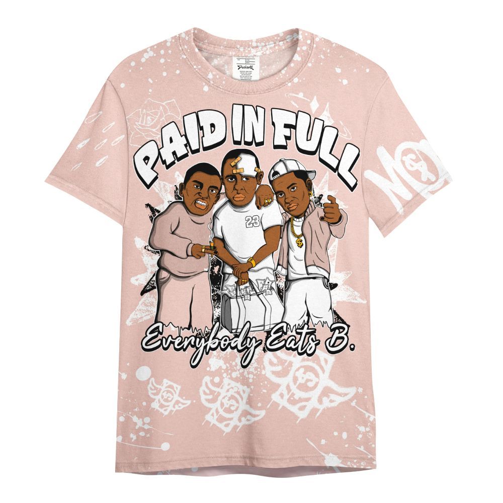 Shirt To Match Low Legend Pink 11s - Everybody Paid In Full Crayon All Over Print