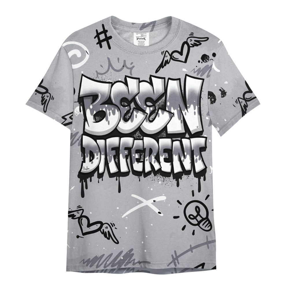 Shirt To Match Low Cement Grey 11s - Drip Been Di2ferent All Over Print