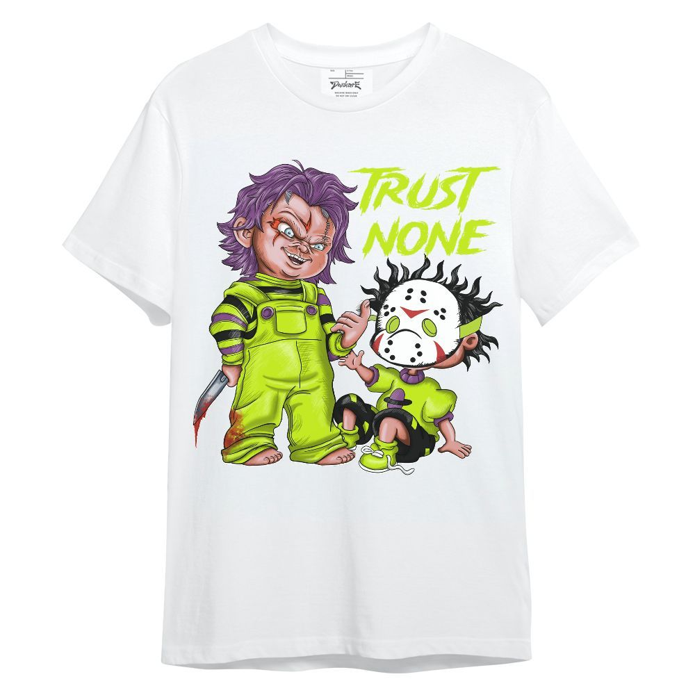 Shirt To Match GS Black Barely Volt 11s - Trust No One Scary Graphic