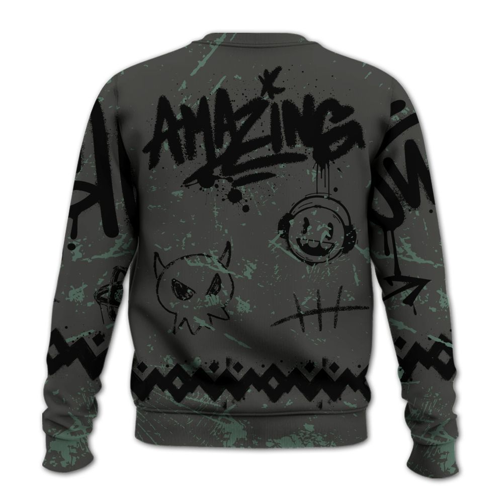 Sweatshirt To Match Dunk Low Skateboards Black - Friday Sneaker Crayon All Over Print