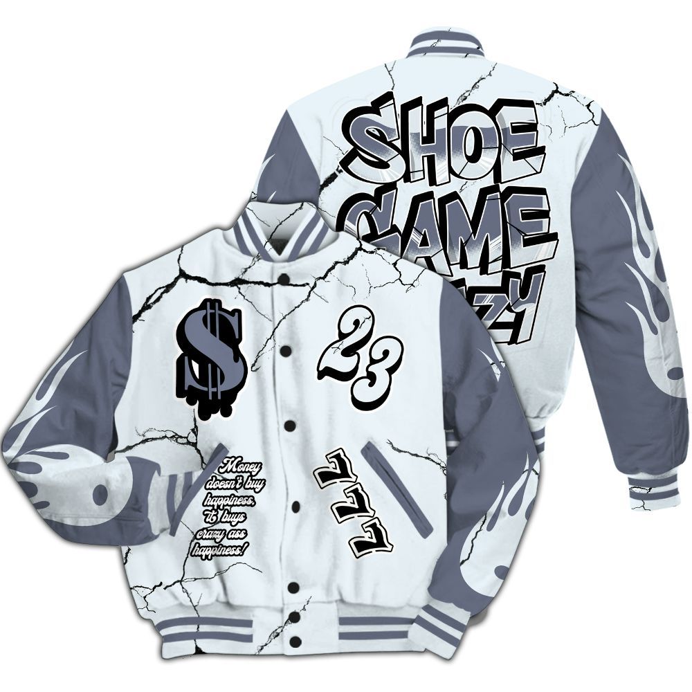 Varsity Jacket To Match Air Foamposite Jin Kazama - Shoe Game Crazy Graphic All Over Print