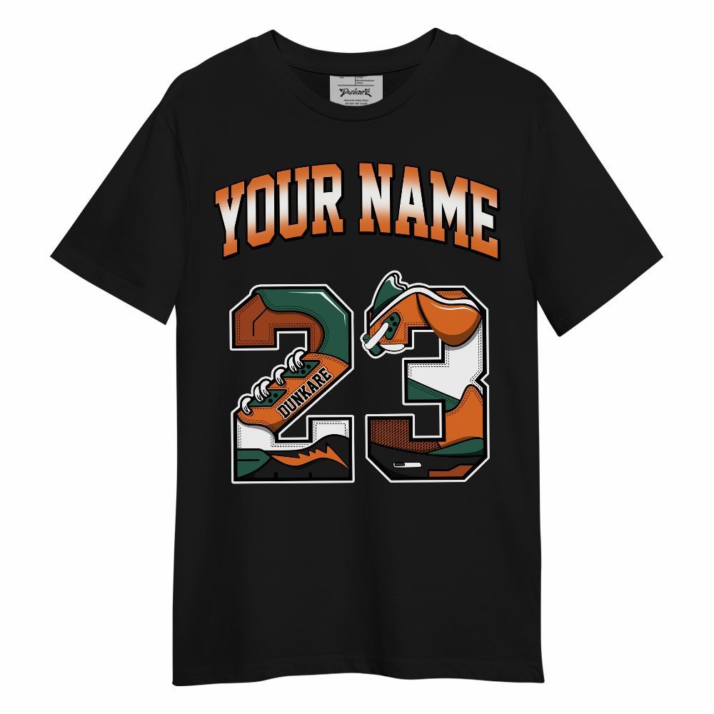 Shirt To Match Dunk Low Ceramic, Custom Name Number 23 5s Unisex Shirt