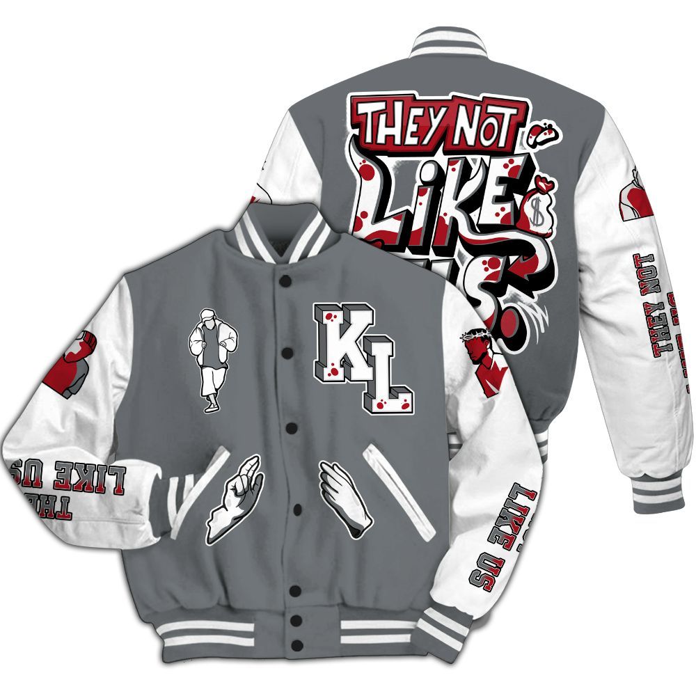 Varsity Jacket To Match Retro Fire Red 9s - Dislike Us Graphic All Over Print