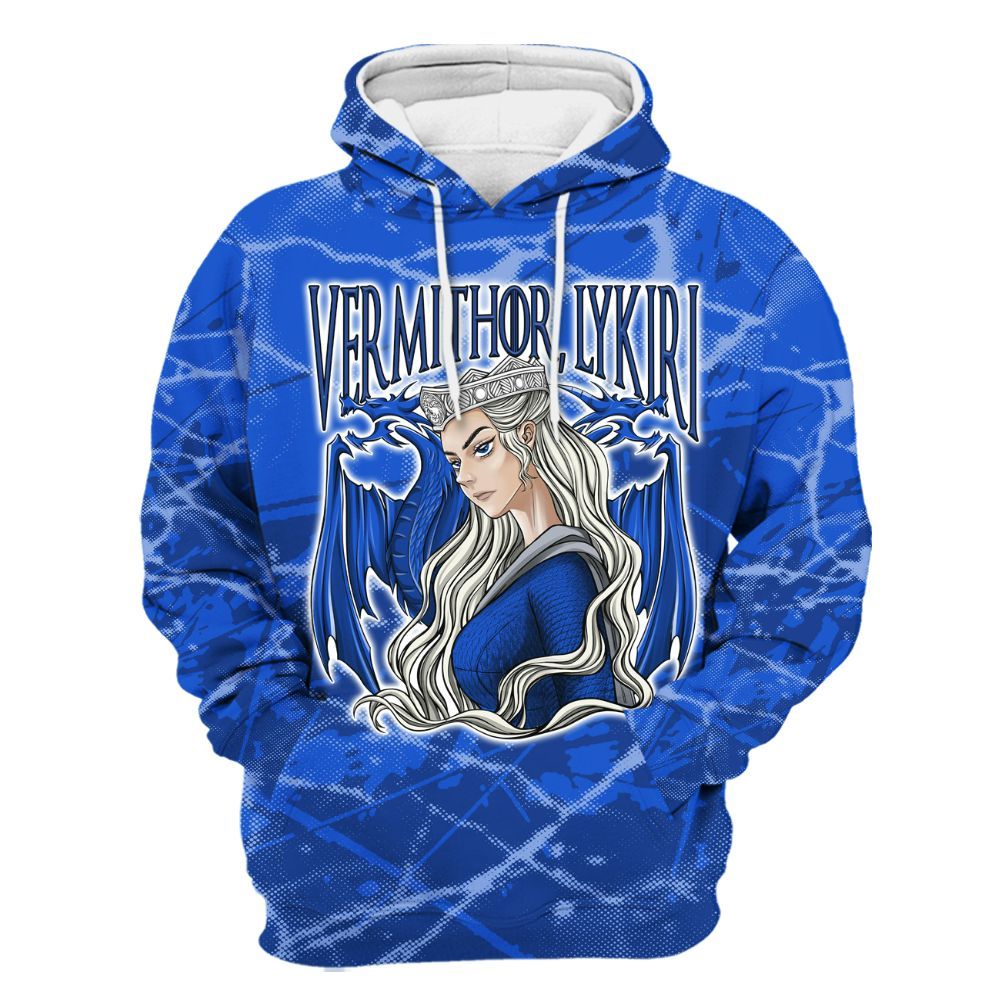 Hoodie To Match Air Foamposite One Royal - Dragon's Mom! Profound All Over Print