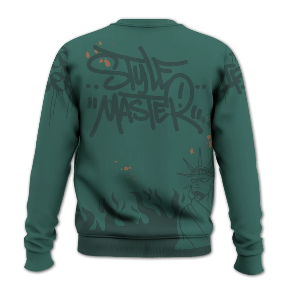 Sweatshirt To Match Low OG Oxidized Green 1s - Graphic Fck Around Find Out All Over Print
