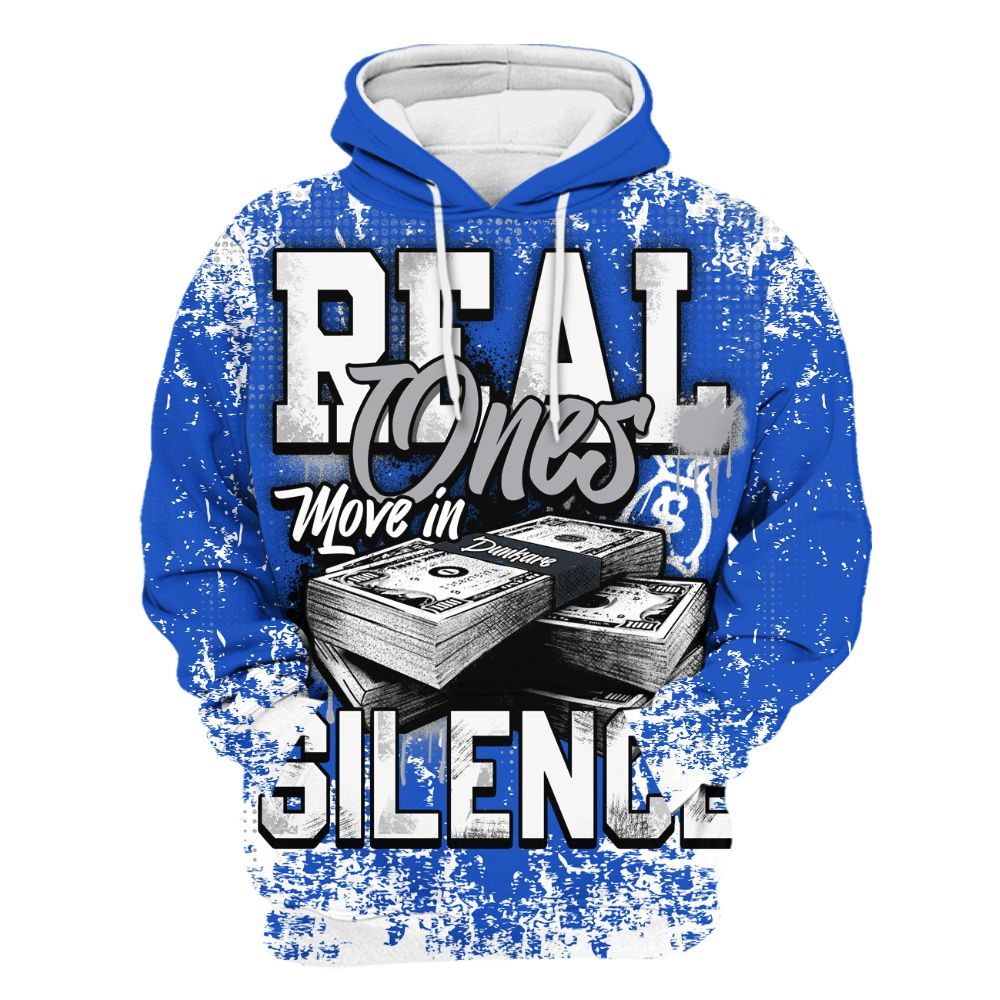 Hoodie To Match Retro Stealth 5s - Move In Silence Money Street Retro All Over Print