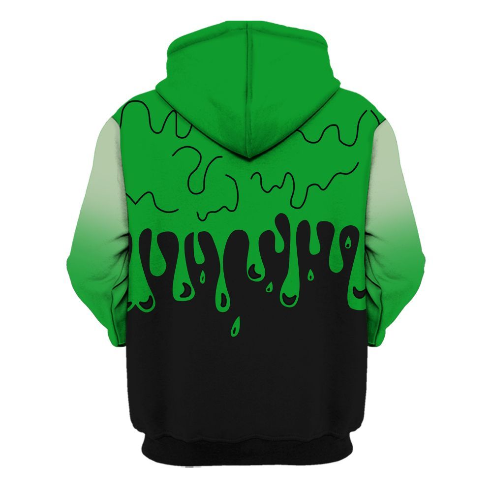 Hoodie To Match Green Spark CJ1 T-Rex - Loser Lover Dripping All Over Print