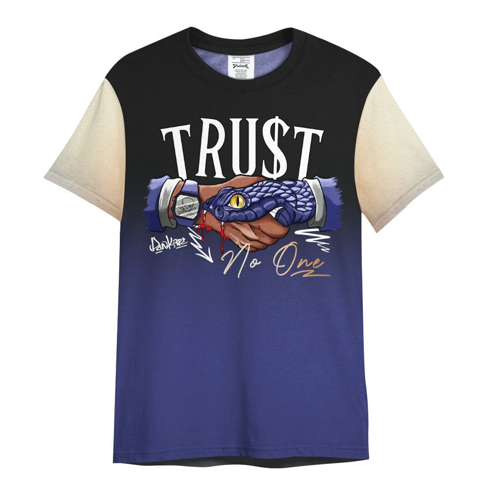 Shirt To Match JM Pro Black Concord - Snake Trust No One Drip All Over Print