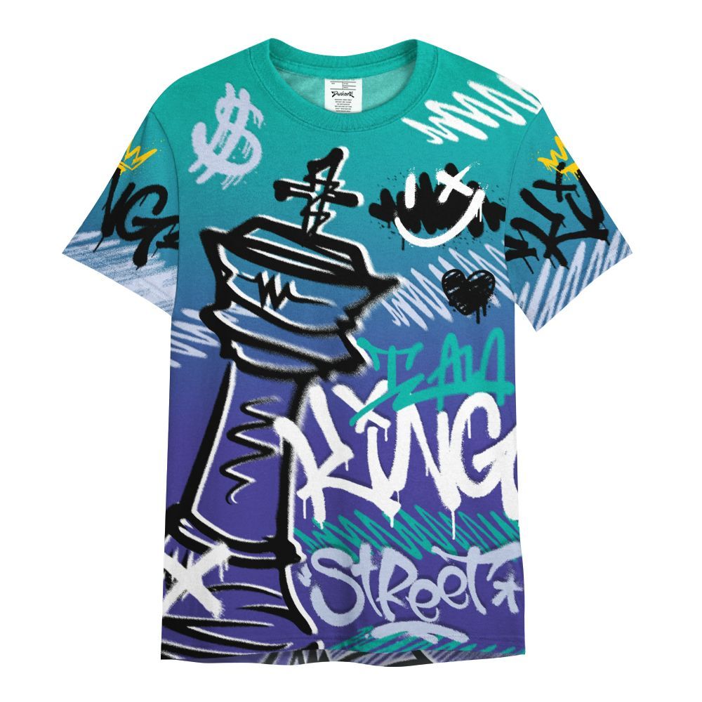 Shirt To Match Retro Grape 5s - Street King Chess Streetwear All Over Print