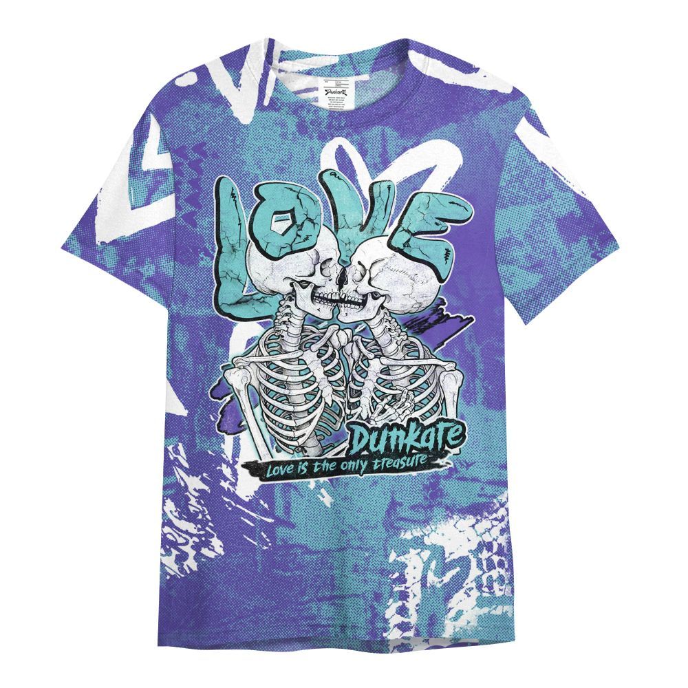 Shirt To Match Low Hornets 1s - Skull Love All Over Print