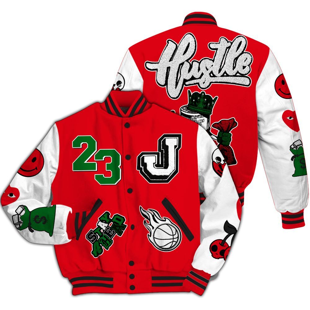 Varsity Jacket To Match Chicago 13s - Hustles Money Number 23 All Over Print