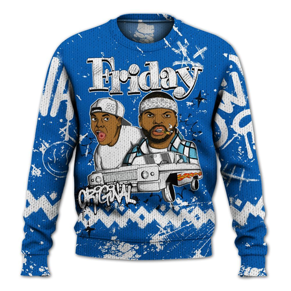 Knitted Sweater To Match Dunk Low Argon - Friday Sneaker Crayon