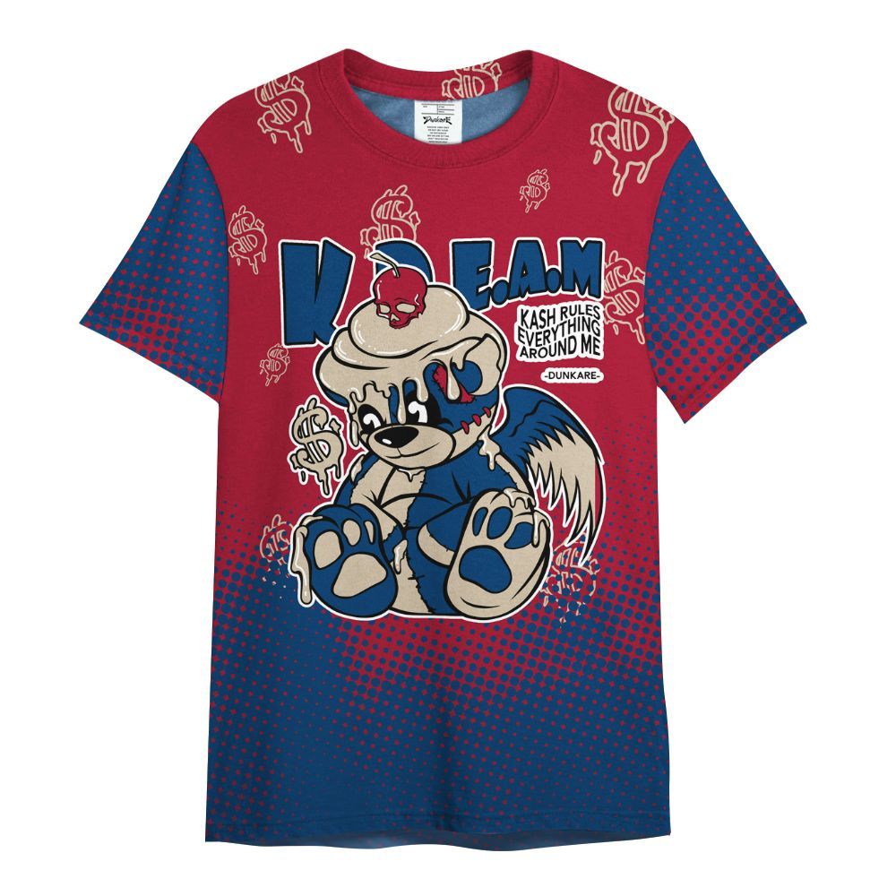 Shirt To Match Rare Air 4s - Loot Bear Unique Drip All Over Print