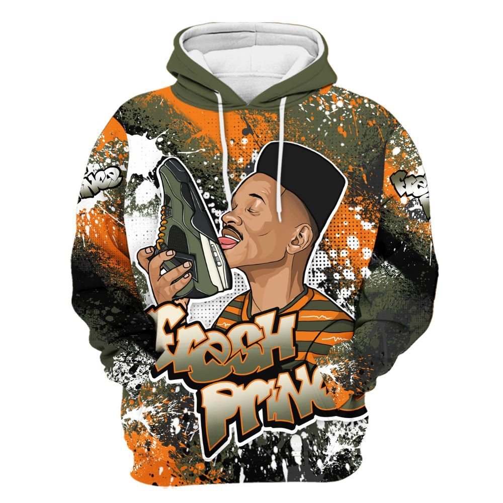 Hoodie To Match Retro Undefeated 4s - Fresh Sneaker Lick All Over Print