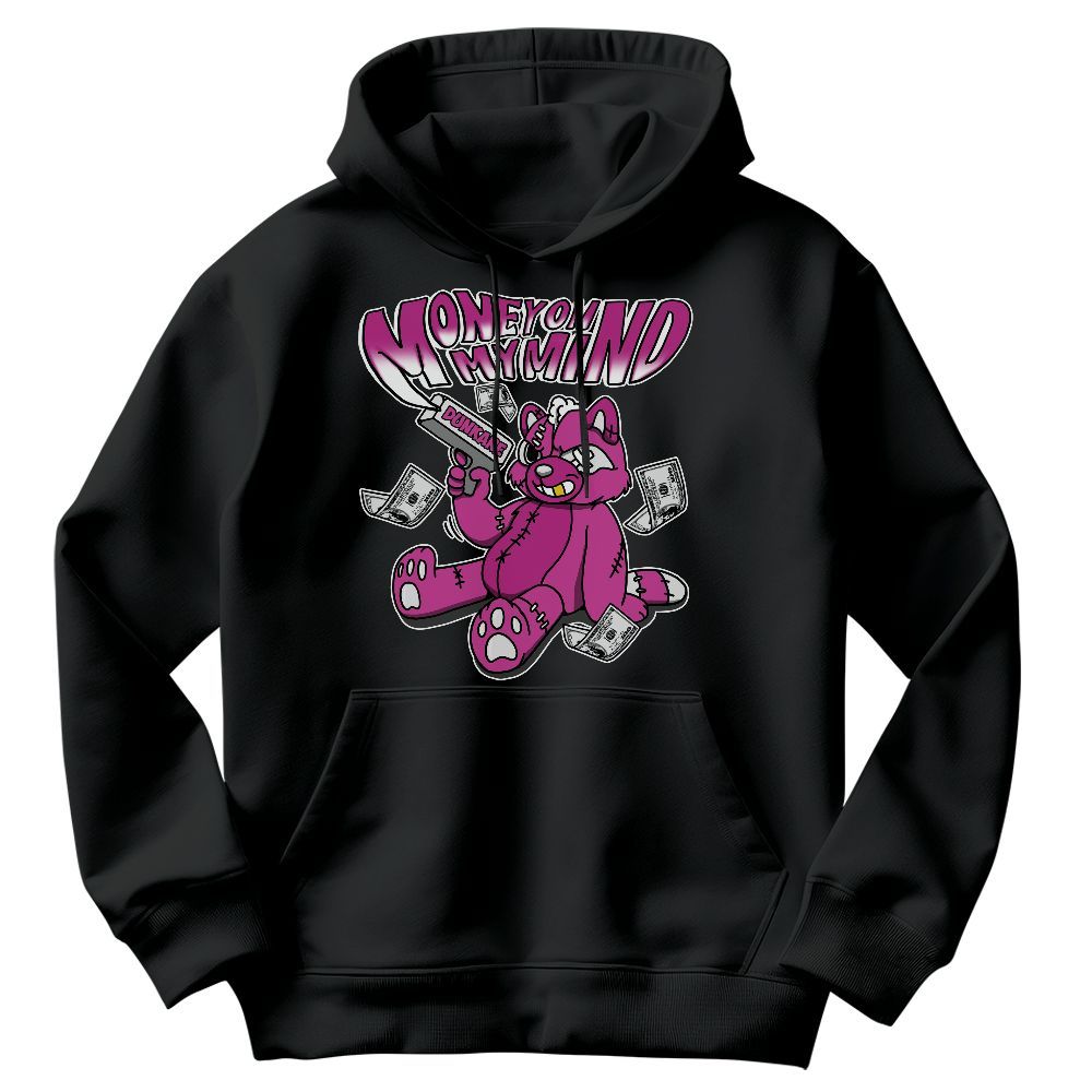 Sweatshirt To Match Dunk Low Active Fuchsia - Money On My Mind Raccoon Graphic