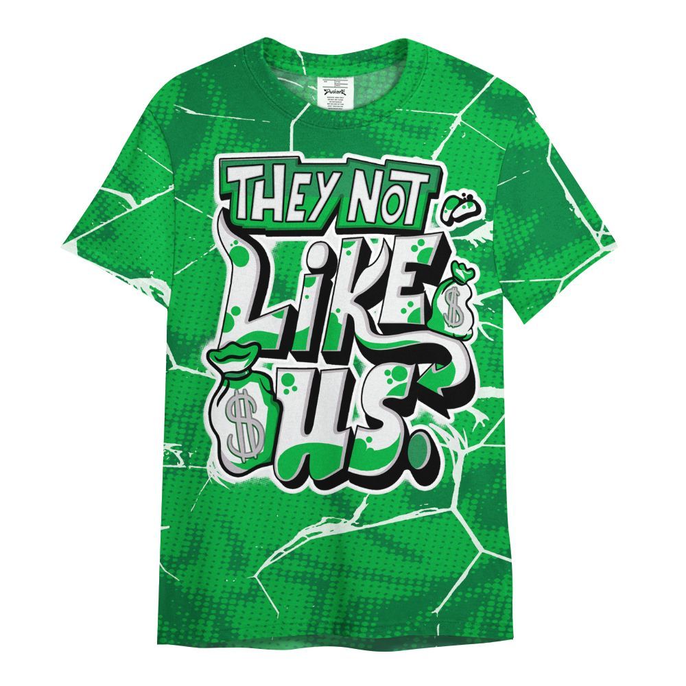 Shirt To Match Lucky Green 5s Varsity Jacket - Dislike Us Graphic All Over Print