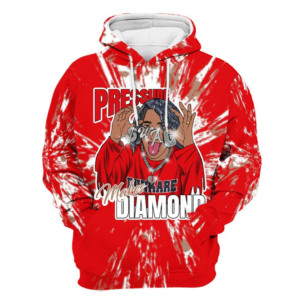 Hoodie To Match Low OG Howard Bison 1s - Pressures Makes Hoodie To Match Lux All Over Print