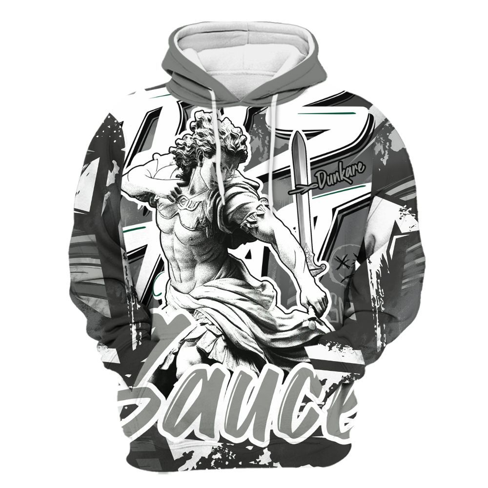 Hoodie To Match Paris Cement Grey 4s - This That Sauce Retro All Over Print