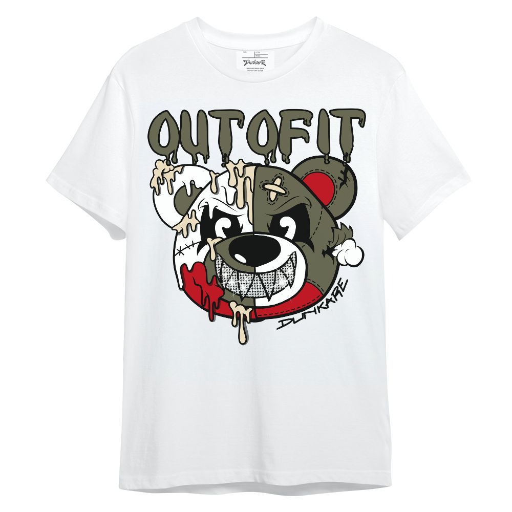 Shirt To Match Low OG Medium Olive 1s - Out Of It Bear Unisex Shirt