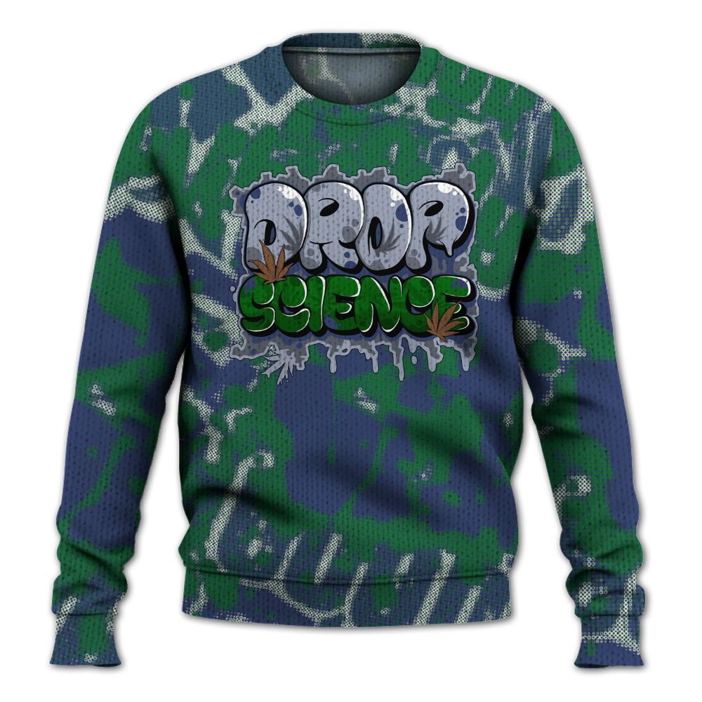 Knitted Sweater To Match Midnight Navy 13s - Drop Science Street