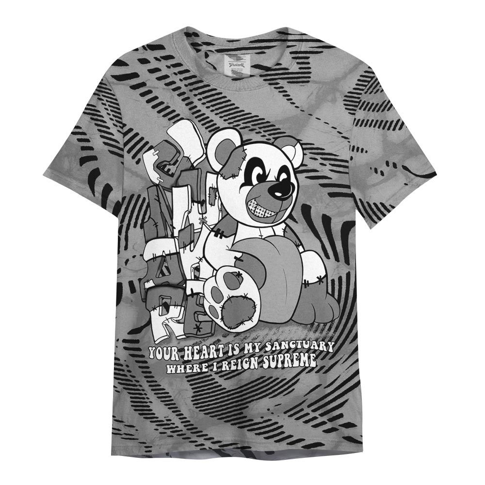 Shirt To Match Black Wolf Grey 12s - Possession Bear Fume Shirt Unisex