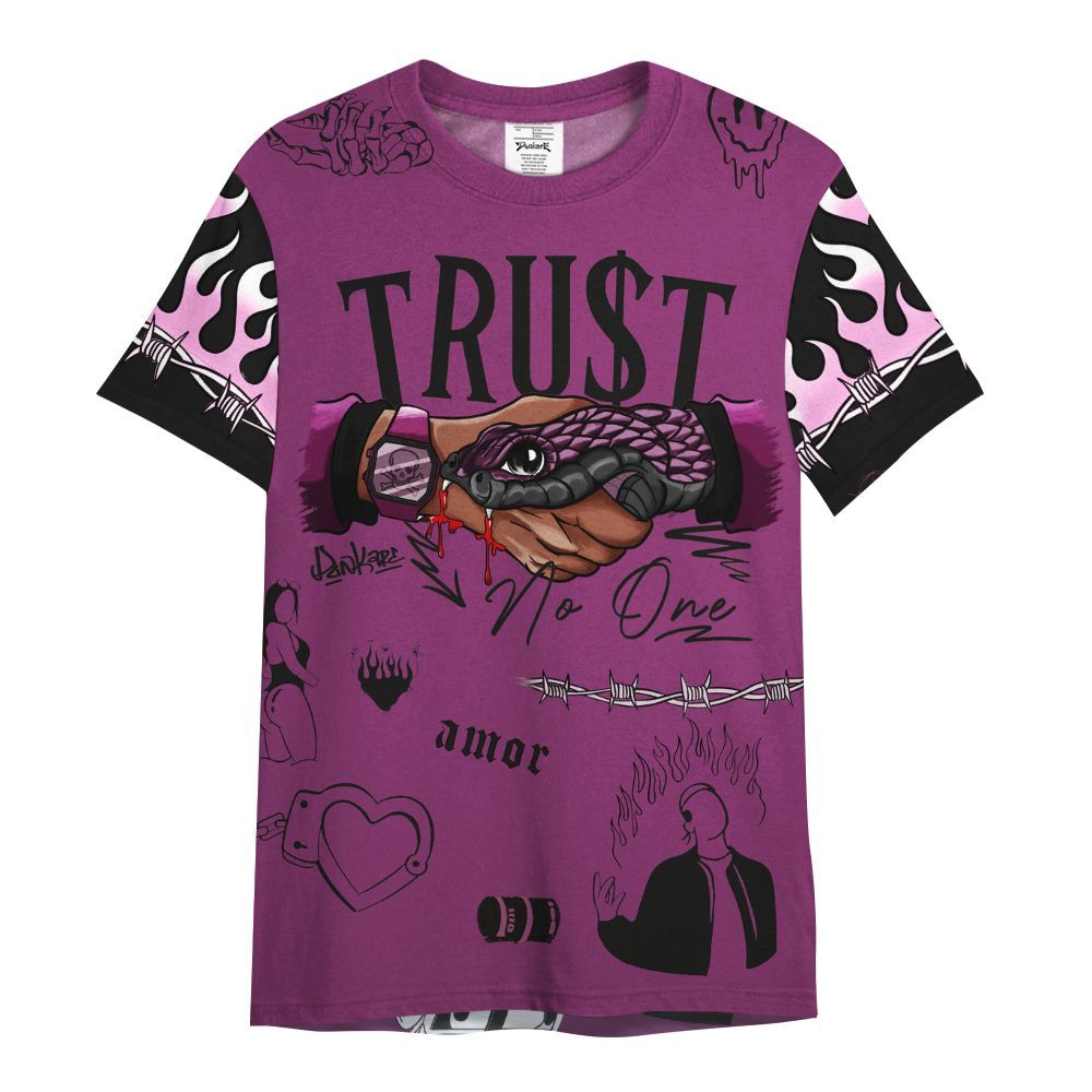 Shirt To Match Air Max Sunder Gore Tex Bold Berry - Snake Trust No One All Over Print