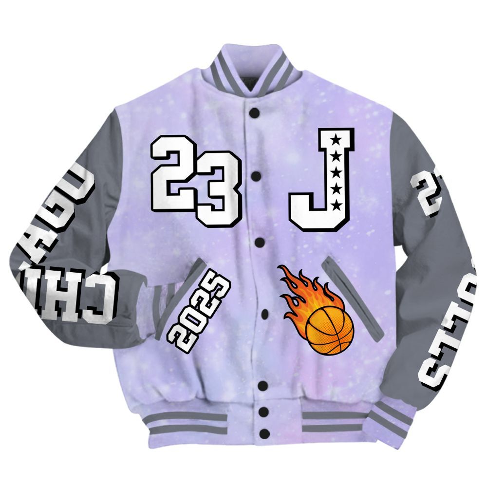 Varsity Jacket To Match Zen Master 4s - Chicago 23 Basketball All Over Print