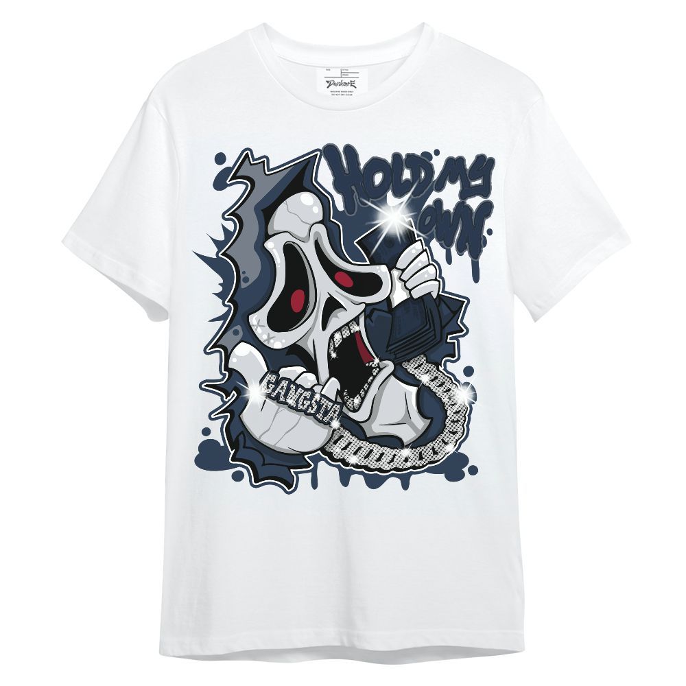 Shirt To Match White Midnight Navy 6s - Hold My Own Graphic Unisex Shirt