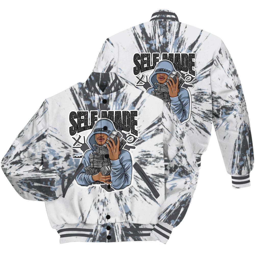 Varsity Jacket To Match Reverse Black White 6s Shirt - Selfmade Lux All Over Print