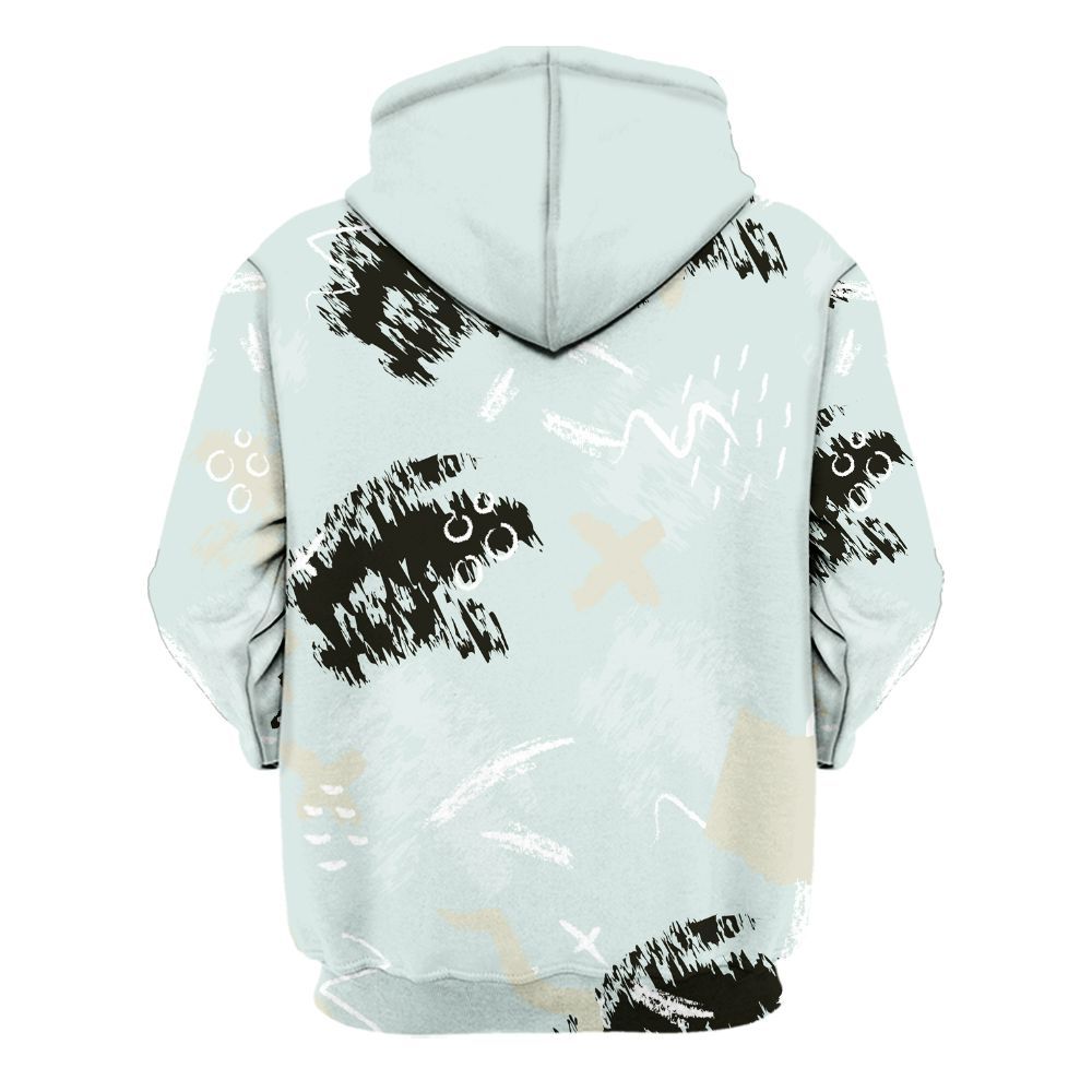 Hoodie To Match Pure Platinum 4s - Hustle Grind Pray Graphic Street Style All Over Print