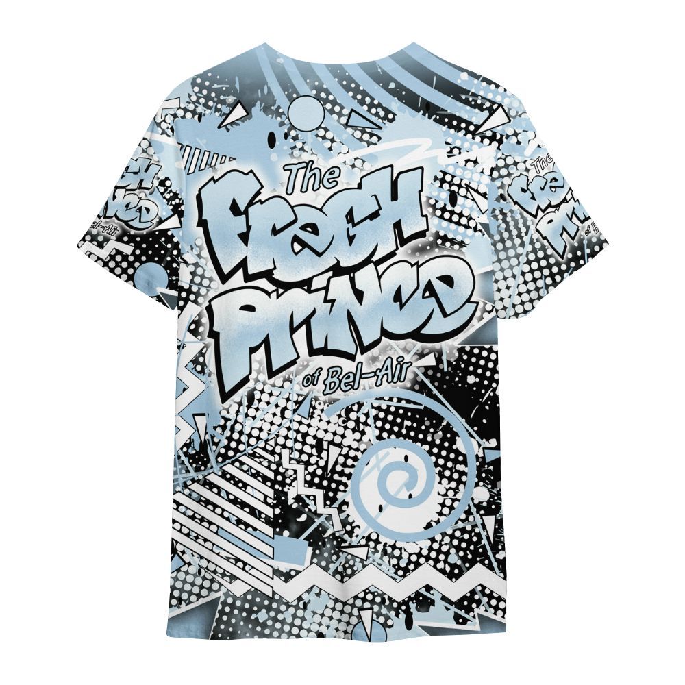 Shirt To Match Foamposite One Psychic Blue - Fresh Sneaker 90s All Over Print