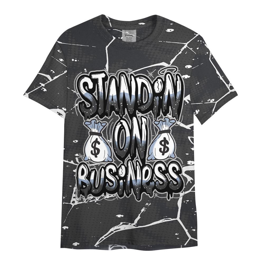 Shirt To Match Reverse Black White 6s - Standin' Business White Graphic Crack Shirt Unisex
