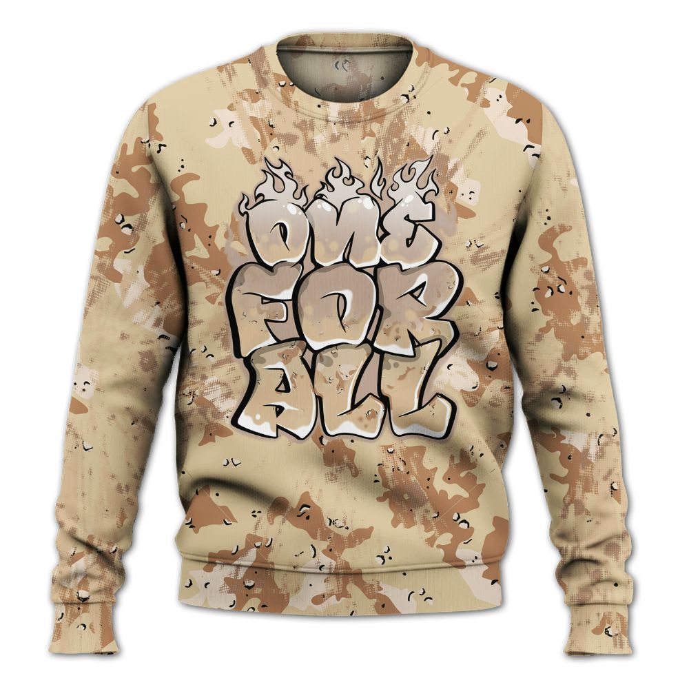 Sweatshirt To Match Desert Camo 3s - Ones For All Graphic Luxury All Over Print