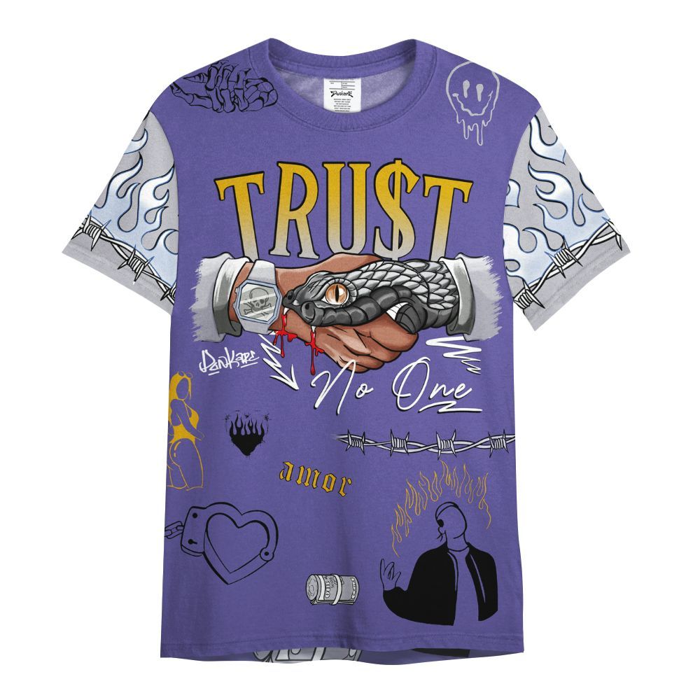 Shirt To Match Lakeshow 4s - Snake Trust No One All Over Print