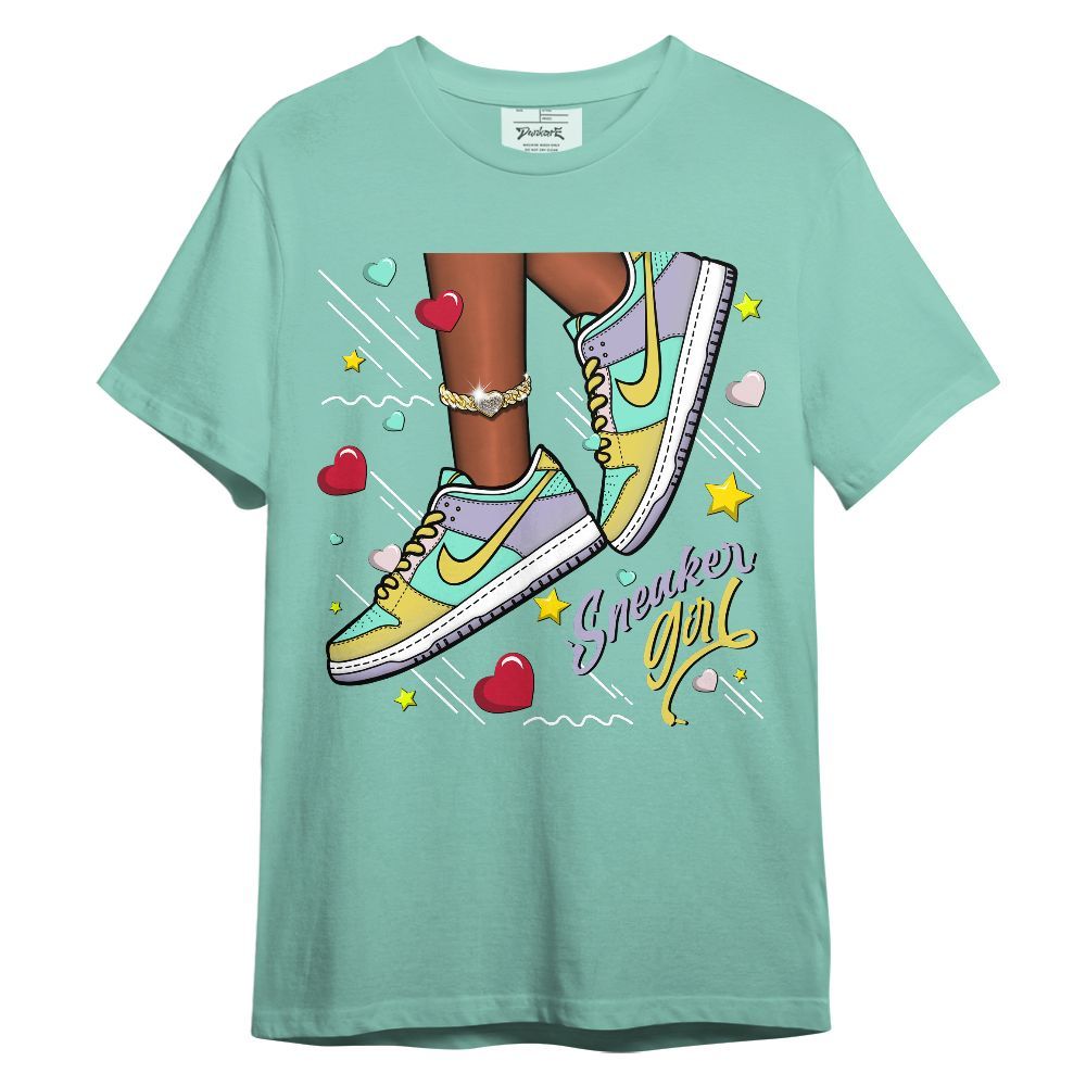 Shirt To Match Dunk Low Easter 2026 - SNEAKER Girl Heart Flying Graphic