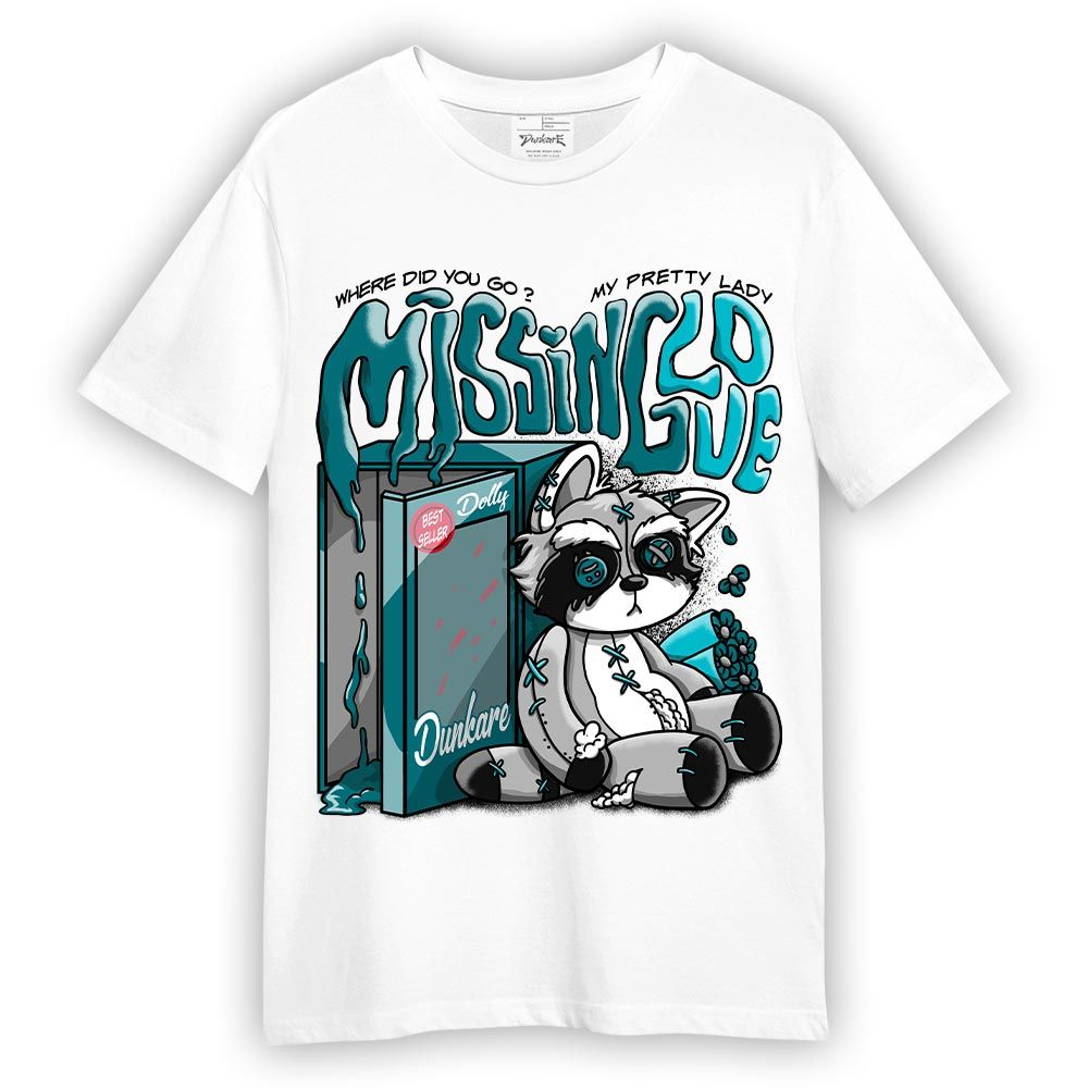 Shirt To Match Shirt Missing Love Raccoon, Oxidized Green 4s, To Match Sneaker Oxidized Green 4s DNY