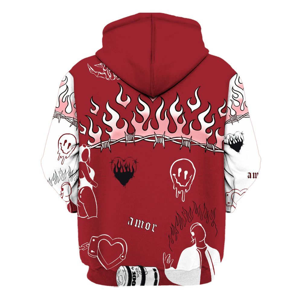 Hoodie To Match High Black Toe Reimagined 1s - Snake Trust No One All Over Print