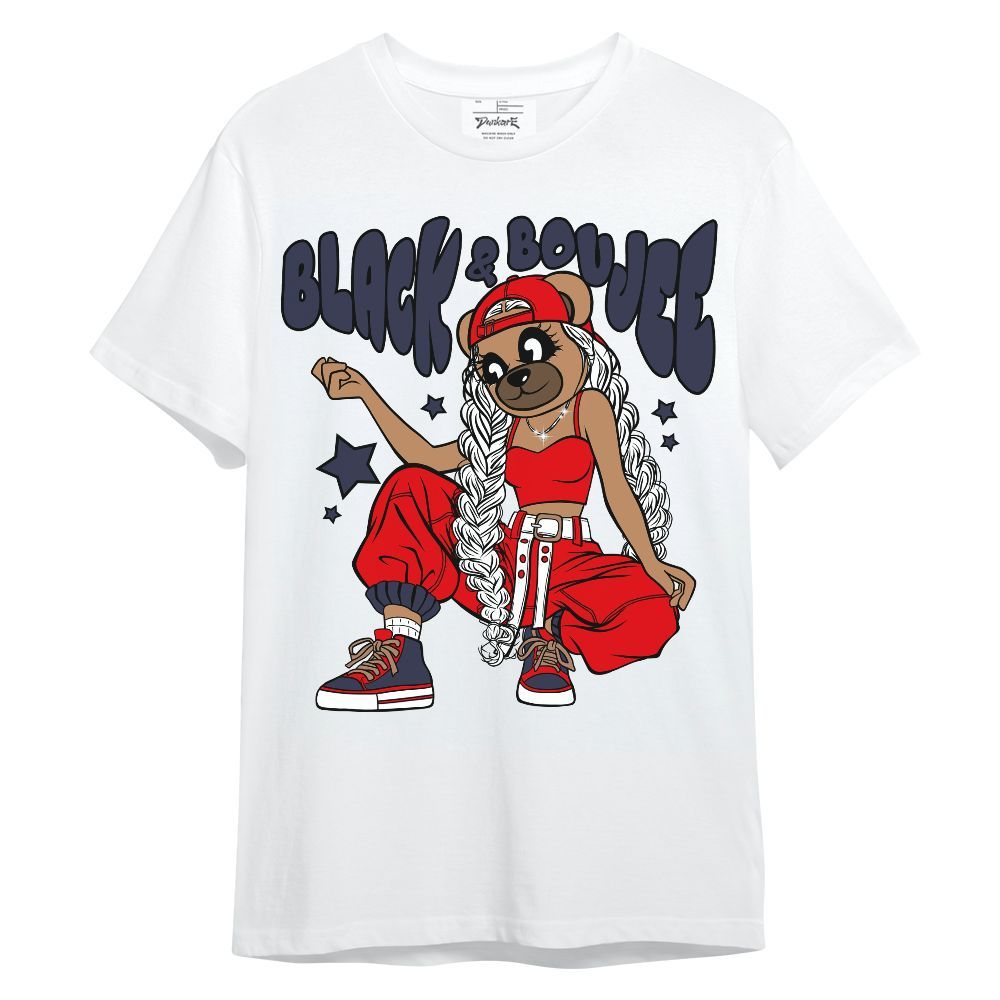 Shirt To Match Low OG Howard University 1s - Boujee Girls Bear Unisex Shirt