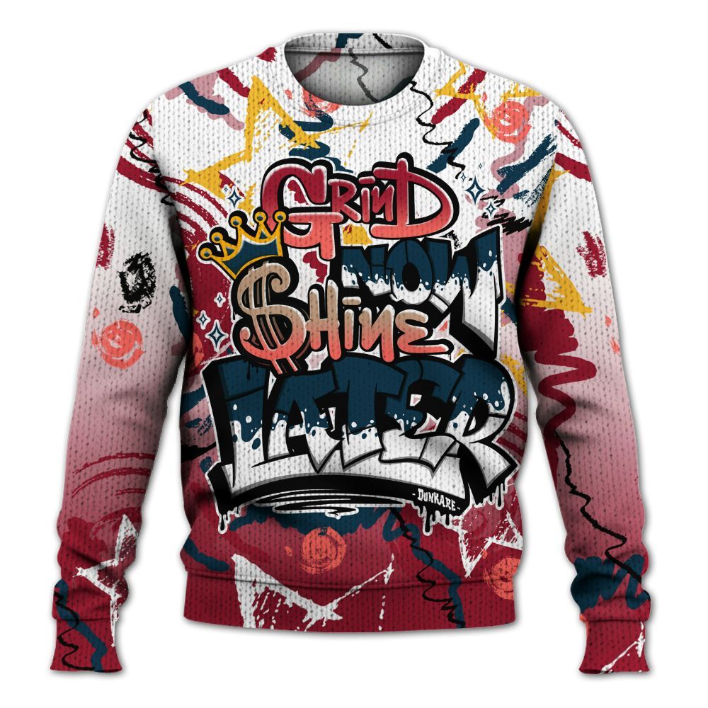 Knitted Sweater To Match Mid Multi Color 2022 1s - Grind Shine Later Drip