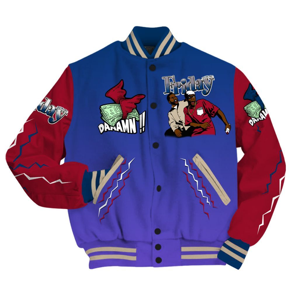 Varsity Jacket To Match Rare Air 4s - Friday Movie 90s TV All Over Print