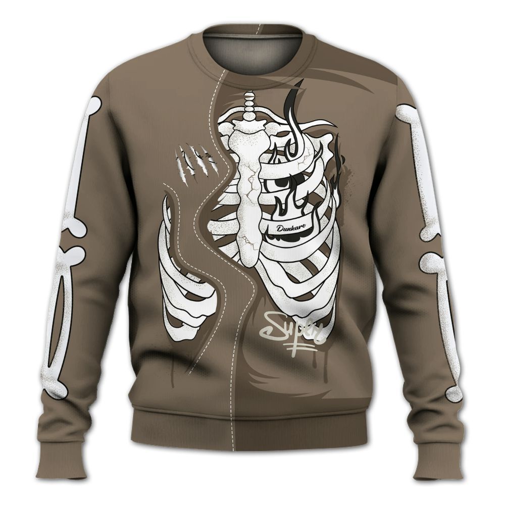 Sweatshirt To Match Low OG Dark Mocha 1s - It's The Kick For Me All Over Print