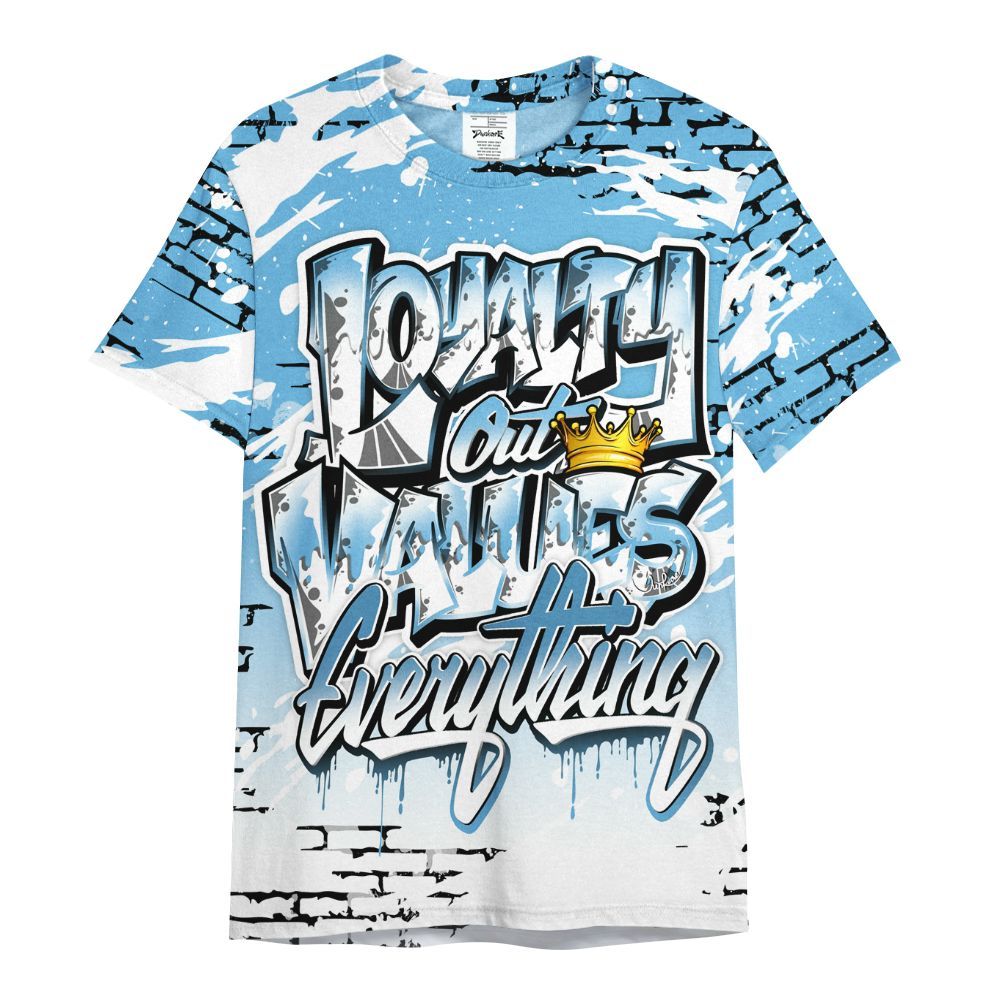 Shirt To Match Melo 12s - Values Of Loyalty Drip All Over Print