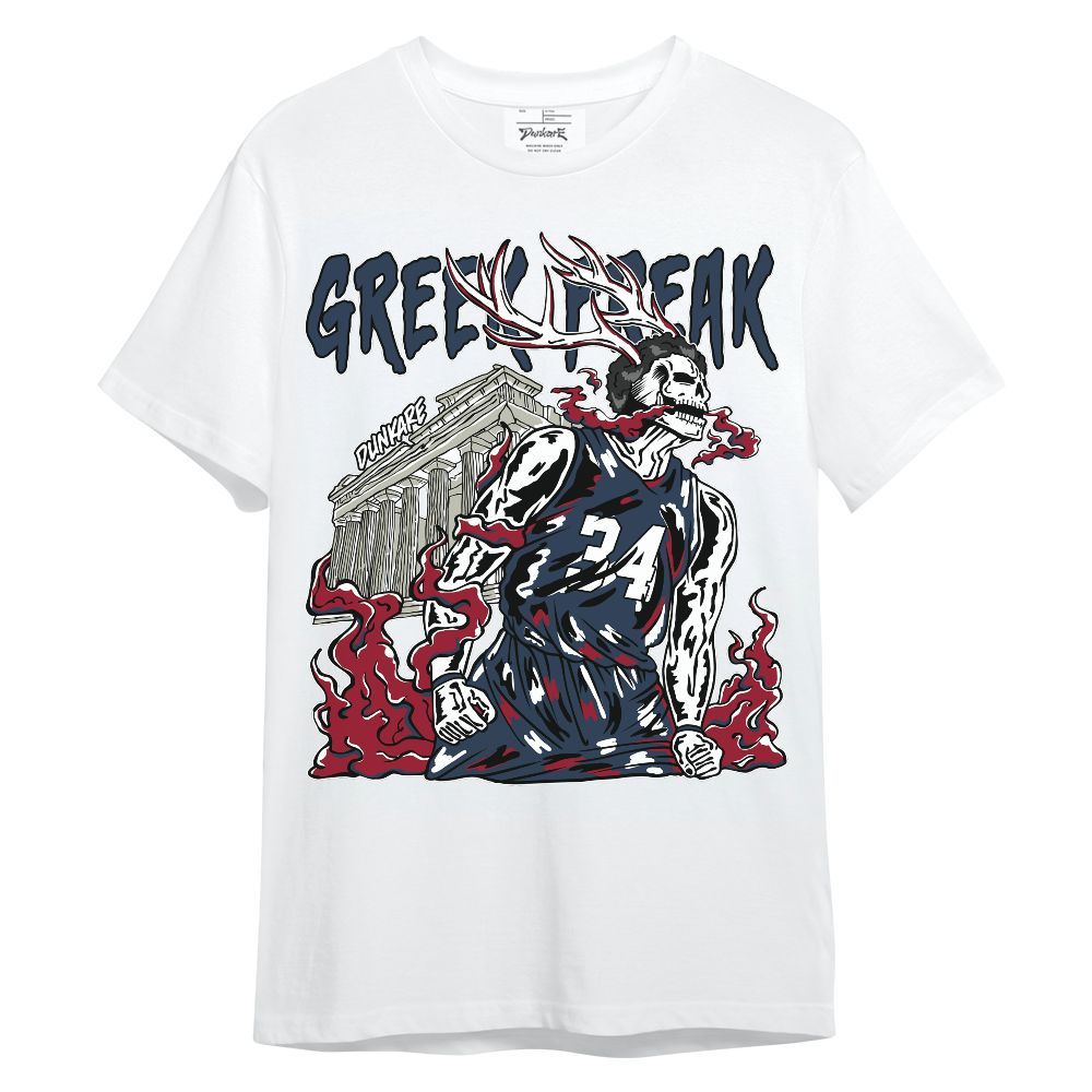 Shirt To Match Navy Blue 2024 6s - Greek Freaks Skeleton Shirt Unisex Outfit Unisex Shirt