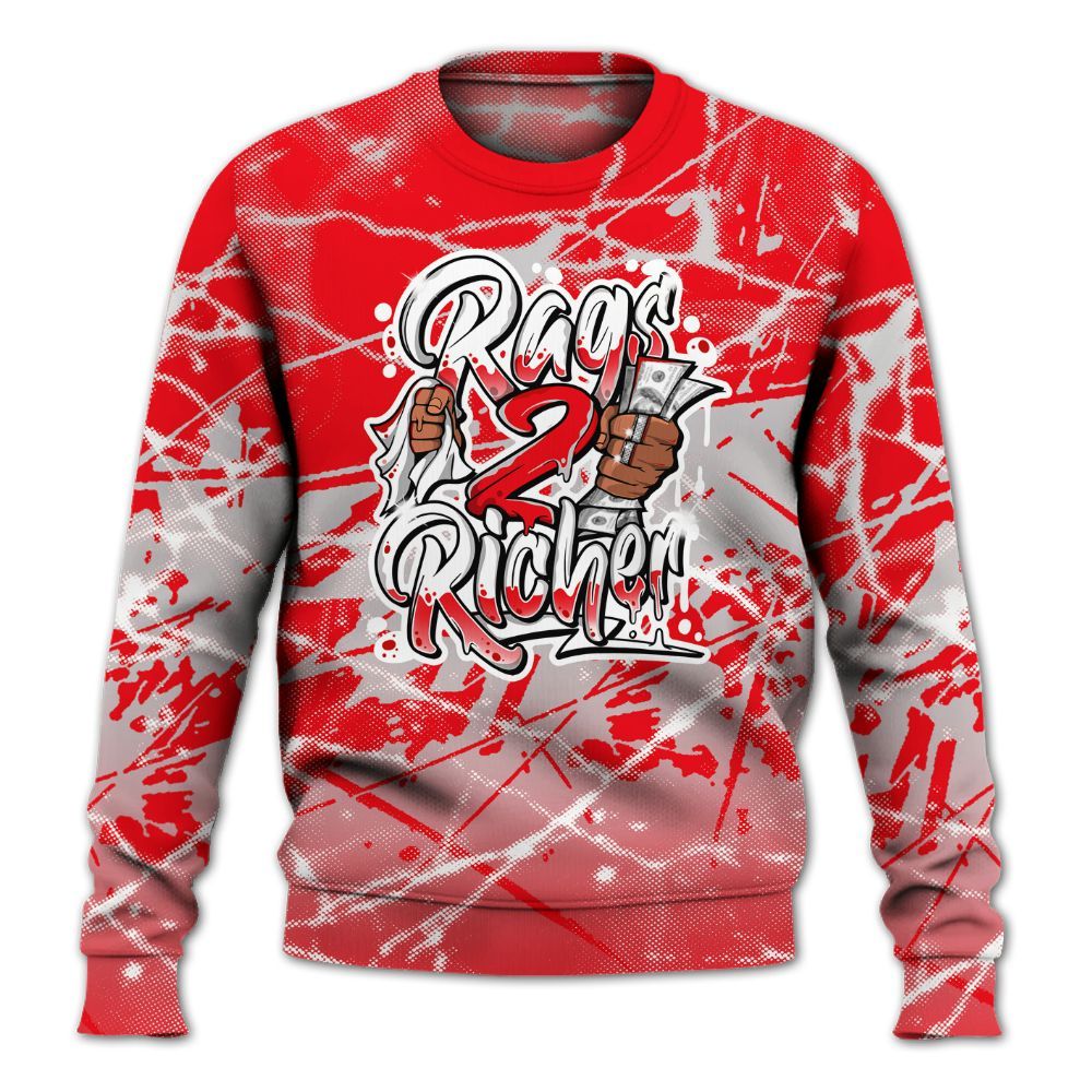 Sweatshirt To Match Air Max 1 Low Poly - Rag 2 Rich Graphic All Over Print