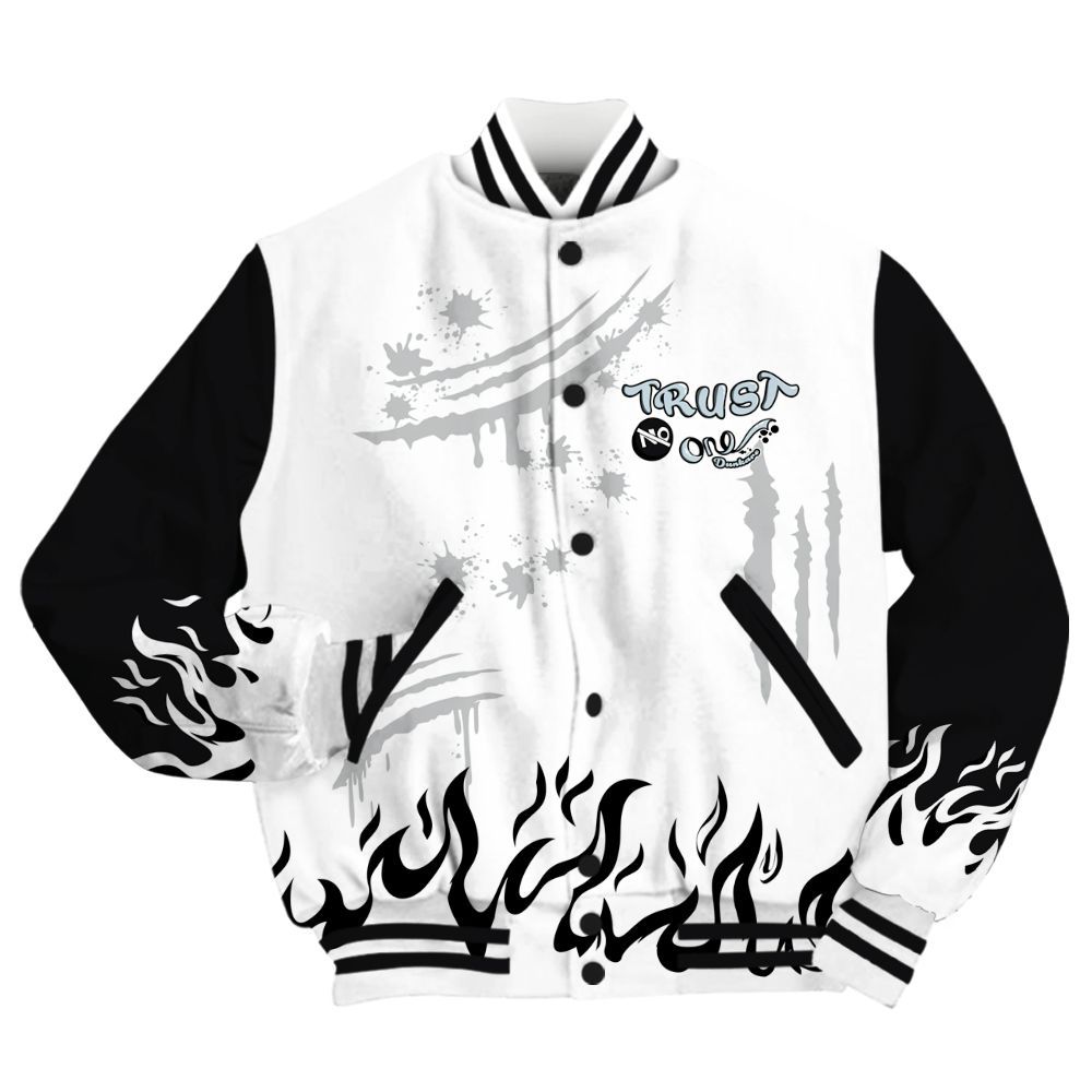 Varsity Jacket To Match Kobe 9 Protro Halo - Graphic Trust No One All Over Print