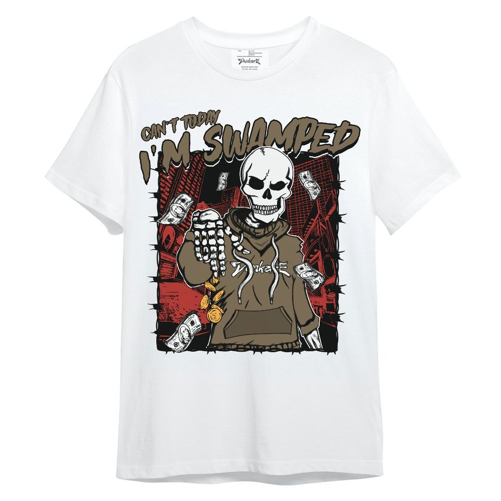 Shirt To Match Olive 9s - Can't Today I'm Swamped Unisex Shirt