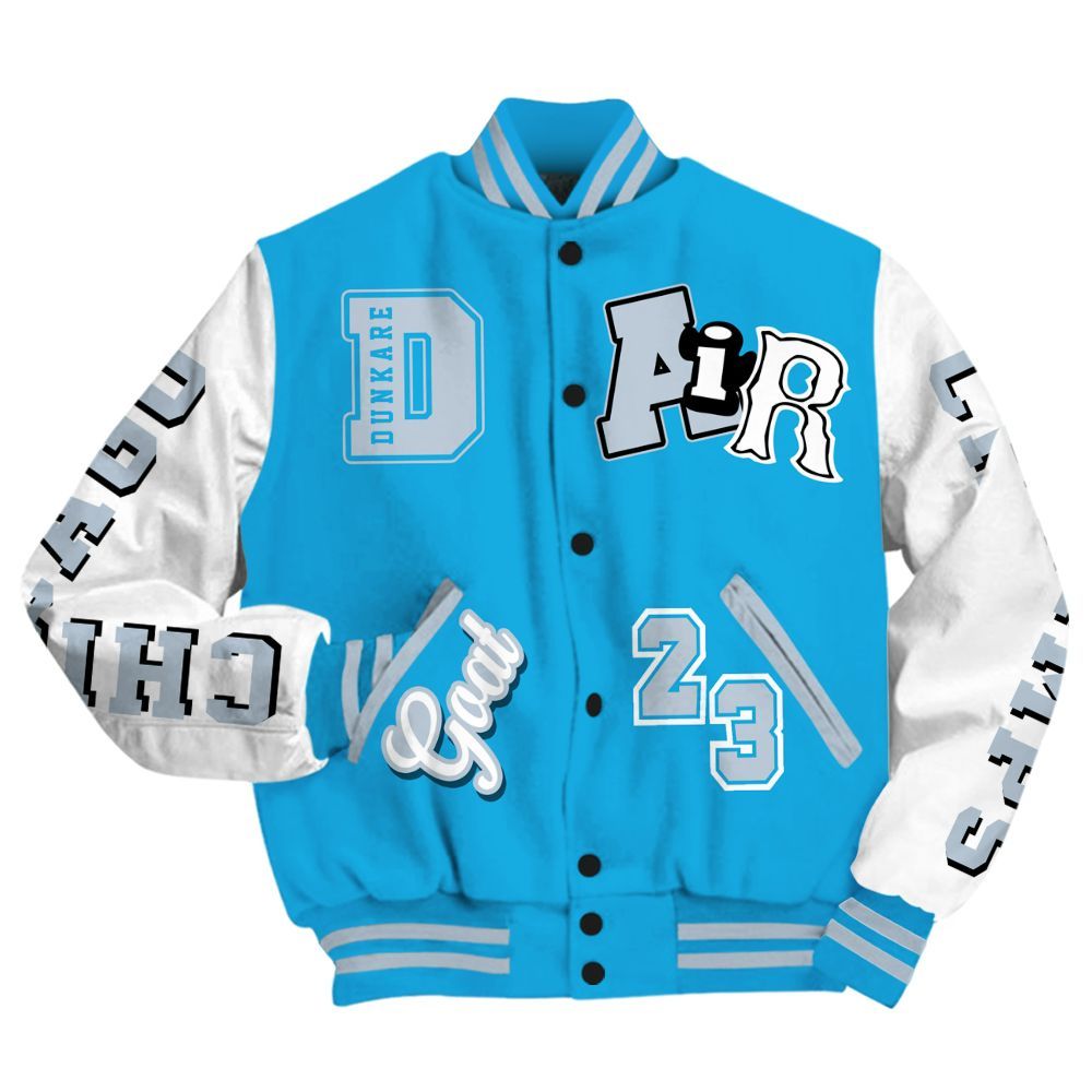 Varsity Jacket To Match University Blue Low 2026 11s - AIR Number 23 GOAT All Over Print